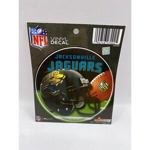 Jacksonville Jaguars NFL Vinyl Decal Helmet Football Rico Industries New